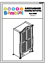 Предварительный просмотр 2 страницы Tutti Bambini Marie 211350 Assembly Instructions Manual