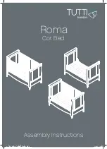 Предварительный просмотр 1 страницы Tutti Bambini Roma 211059 Assembly Instructions Manual