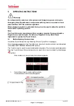 Предварительный просмотр 21 страницы Tuttnauer 1306099 Operator'S Manual