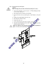 Предварительный просмотр 42 страницы Tuttnauer 1730EK Technical Manual