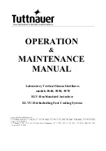 Tuttnauer 3840 ELVG-D Operation & Maintenance Manual предпросмотр