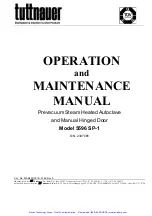 Preview for 2 page of Tuttnauer 5596 SP-1 Operation And Maintenance Manual