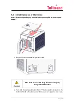 Предварительный просмотр 30 страницы Tuttnauer AMS10-120-T Operation And Maintenance Manual