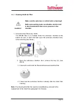 Предварительный просмотр 73 страницы Tuttnauer AMS10-120-T Operation And Maintenance Manual