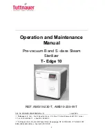 Tuttnauer AMS10-230-T Operation And Maintenance Manual предпросмотр