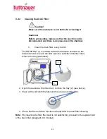 Предварительный просмотр 61 страницы Tuttnauer AMS10-230-T Operation And Maintenance Manual