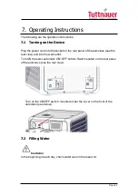 Предварительный просмотр 39 страницы Tuttnauer AMS11-120-T Operation And Maintenance Manual