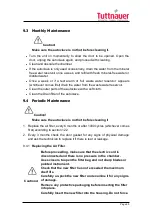 Предварительный просмотр 72 страницы Tuttnauer AMS11-120-T Operation And Maintenance Manual