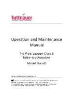 Tuttnauer Elara11 Operation And Maintenance Manual предпросмотр