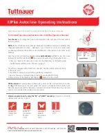 Tuttnauer EZPlus Autoclave Operating Instructions preview