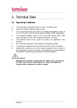 Предварительный просмотр 11 страницы Tuttnauer LabSci 11-V Operation And Maintenance Manual