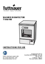 Preview for 1 page of Tuttnauer TIVA8-MD Instructions For Use Manual