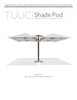 Tuuci Bay Master Shade Pod Assembly & Operating Instructions preview