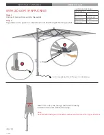 Preview for 3 page of Tuuci MAX Single Cantilever Assembly & Operating Instructions