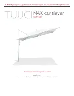 Preview for 1 page of Tuuci OCEAN MASTER MAX series Assembly & Operating Instructions