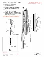 Tuuci OCEAN MASTER MAX SINGLE CANTILEVER Operating Instructions preview