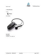 TUV i.Tech Clip D User Manual предпросмотр