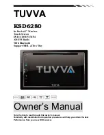 Tuvva KSD6280 Owner'S Manual preview