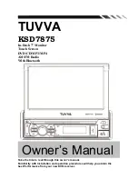 Preview for 1 page of Tuvva KSD7875 Owner'S Manual