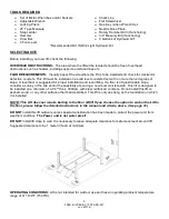 Preview for 5 page of Tuxedo FP8K-B Installation And Owner'S Manual