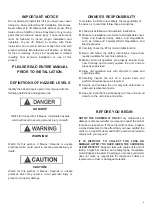 Preview for 6 page of Tuxedo PL6K Installation And Operation Manual