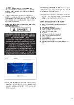 Preview for 20 page of Tuxedo PL6K Installation And Operation Manual