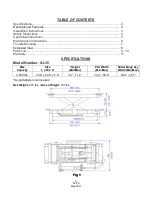 Предварительный просмотр 3 страницы Tuxedo SJ-35 Assembly & Operation Instruction Manual