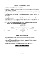 Предварительный просмотр 5 страницы Tuxedo SJ-35 Assembly & Operation Instruction Manual