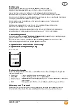 Preview for 2 page of Tuxhorn tubra DN 25 Assembly And Operating Instructions Manual