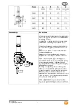 Preview for 11 page of Tuxhorn tubra DN 25 Assembly And Operating Instructions Manual