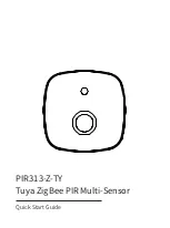 Preview for 1 page of TUYA PIR313-Z-TY Quick Start Manual