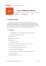 Preview for 1 page of TUYA TCLWRQS1 Product Manual