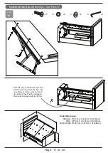 Предварительный просмотр 17 страницы TV Bedstore ANNECY Aassembly Instructions