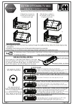 Предварительный просмотр 1 страницы TV Bedstore ESTON OTTOMAN TV BED Assembly Instructions Manual