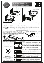 TV Bedstore PARIS OTTOMAN TV BED Assembly Instructions Manual preview