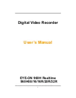 Preview for 1 page of TV Logic 960H08 User Manual