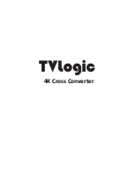 Preview for 1 page of TV Logic TVK-4000SH User Manual