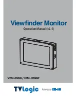 Предварительный просмотр 1 страницы TV Logic Viewfinder VFM-056W Operation Manual