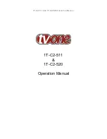 Preview for 1 page of TV One 1T-C2-511 Operation Manual