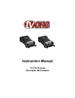 TV One 1T-CT-570 Series Instruction Manual preview