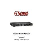 Предварительный просмотр 1 страницы TV One 1T-CT-637 Instruction Manual