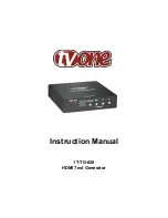 TV One 1T-TG-620 Instruction Manual preview