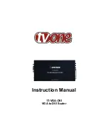 TV One 1T-VGA-DVI Instruction Manual preview