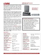 TV One ATSC-100 User Manual preview