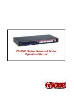 Preview for 1 page of TV One C2-5000 Series Operation Manual