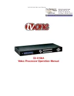 TV One C2-6104A Operation Manual preview