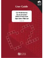 Preview for 1 page of TV One C2-7100 Operation Manual