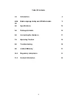 Preview for 3 page of TV One DV-1394 Pro-SDI Instruction Manual