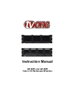 TV One LM-404R Instruction Manual preview