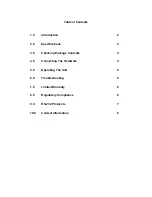 Preview for 3 page of TV One MX-3141PCA Instruction Manual